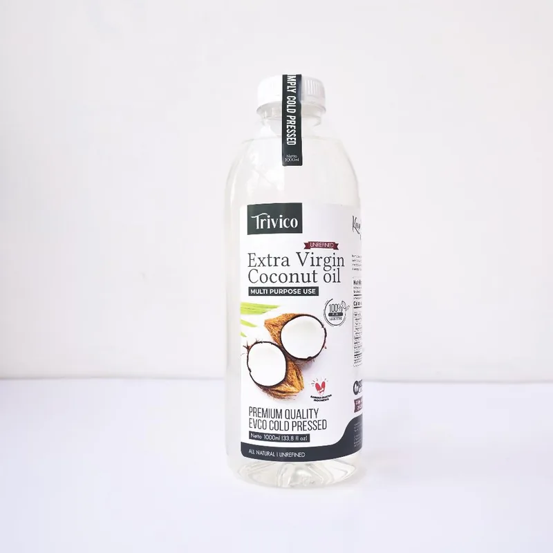 Minyak Kelapa 1 Liter  EVCO  Ekstrak Virgin Coconut Oil Coldpreseed