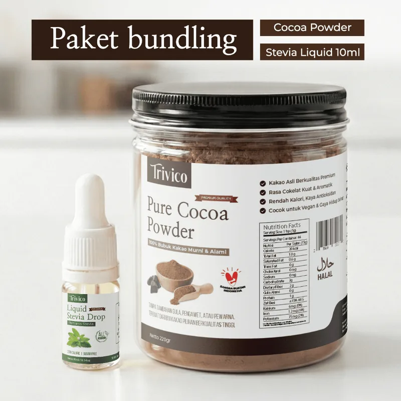Paket Bundling Pure Cocoa Powder 220gr