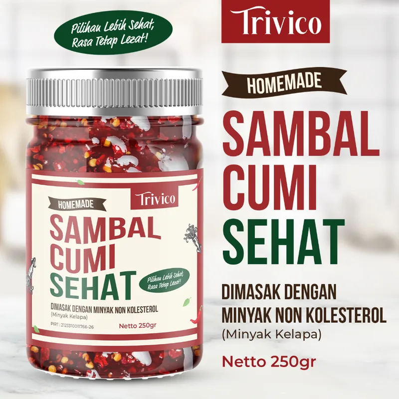 Sambal Cumi Pedas Sehat Non Kolesterol
